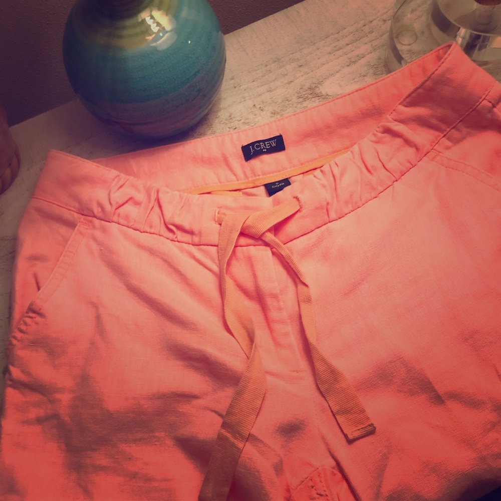 J Crew Seaside Linen Pants